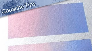 How to Use Gouache   Tutorial for Beginners — Tips for Painting Gradients  Mary Sanche [upl. by Dustman]