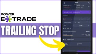 How to Place Trailing Stop Order on Power Etrade Mobile App [upl. by Krissy627]