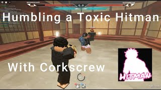 Toxic Hitman Vs Skilled Corkscrew Untitled Boxing Game [upl. by Cruickshank]