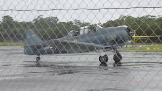 T6 Texan in Caloundra Aerodrome [upl. by Carnay312]