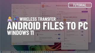 Windows 11 Access Android phone files wirelessly via File Explorer 24H2 new feature [upl. by Floris]