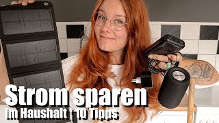 STROM SPAREN IM HAUSHALT  10 Strom Spar Tipps im Alltag [upl. by Inait470]