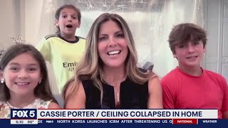 Virginia family discusses viral dining room ceiling collapse [upl. by Airamat135]