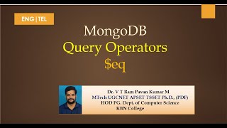 MongoDB Query Operator eq [upl. by Accissej]