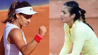 Emma Raducanu vs Maria Lourdes Carle Mutua Madrid Open 2024  1st round [upl. by Horwitz]