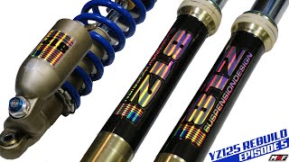 How to Rebuild Forks amp Shock on a Dirt Bike • YZ125 Rebuild Ep 5 • WIN THIS BIKE [upl. by Reywas379]