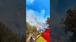 Helicóptero Contra Incêndio Ação Aérea [upl. by Aitnecserc140]