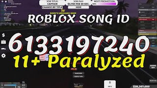 11 Paralyzed Roblox Song IDsCodes [upl. by Makell]