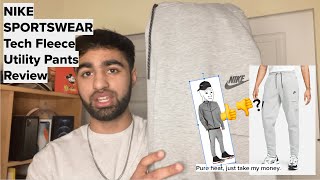 Nike Sportswear Tech Fleece Utility Pants Review [upl. by Adav]