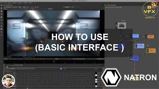 How to use Natron  Basic Interfaces  in hindi  BAJRANGI VFX [upl. by Doowle226]