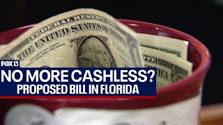 Proposed Florida bill would ban businesses from going cashless [upl. by Trotter]