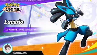 Lucario pokemon unite gameplay 🥶🥶 [upl. by Barbara-Anne872]