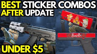 BEST CHEAP STICKER COMBOS in CS2 Under 5 Sticker Crafts After NEW Update [upl. by Joellen822]