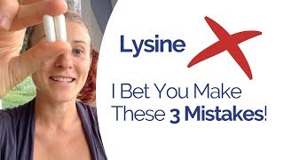 Are You Making These 3 Lysine Supplement Mistakes Learn What to AVOID [upl. by Nathaniel]