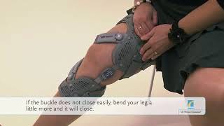 Ossur Unloader One Custom Knee Brace Putting On Instructions [upl. by Moises]