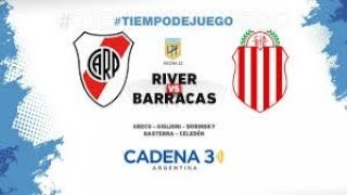 En vivo  River vs barracas  cadena 3 argentina [upl. by Yentiw]