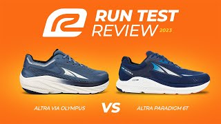 Altra Via Olympus vs Paradigm 6 Comparison Review [upl. by Lipsey]