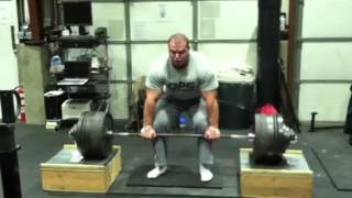 Derek Poundstone 900 lb deadlift from 17 inches [upl. by Marquita195]