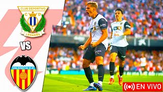 Leganés vs Valencia en vivo  La Liga Jornada 9 [upl. by Azzil]