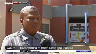 7th Administration  Ramaphosa meets Limpopo provincial govt officials MEC Tony Rachoene [upl. by Ozkum]