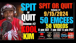 SPIT OR QUIT VOL 2 TRAILER amp LINE UP FOR SUNDAY SEPT15th 2024 [upl. by Enyawad]