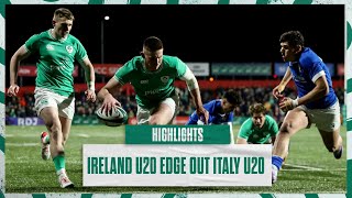 Highlights Ireland U20 v Italy U20 [upl. by Niotna293]