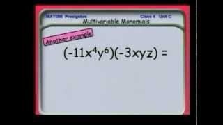 18  Operations on Monomials [upl. by Enilegna958]