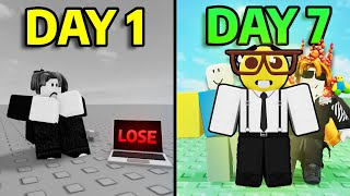 How I beat Untitled Tag Game on Roblox [upl. by Atipul]