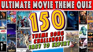 Guess The Movie Theme Song QUIZ CHALLENGE 150 Tracks [upl. by Arta]