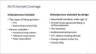 An Introduction to the National Crime Victimization Survey NCVS [upl. by Ynnavoeg]