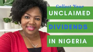 How to Collect Unclaimed Dividends in Nigeria [upl. by Shimberg306]