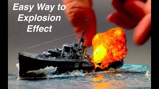 Easy Way to Making Explosion Effect for Your Dioramas [upl. by Suilienroc]