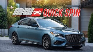 2018 Genesis G80 Sport  Quick Spin [upl. by Anahsohs]