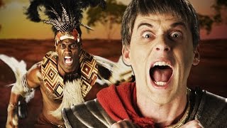 Shaka Zulu vs Julius Caesar Epic Rap Battles of History [upl. by Aenyl]