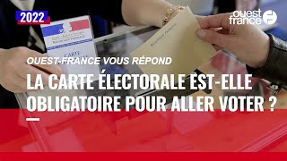 Présidentielle  la carte électorale estelle obligatoire pour aller voter dimanche [upl. by Rosenkranz685]