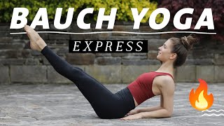 Bauch Yoga Express  12 Minuten effektives Bauchtraining  Yoga x Pilates Core Workout 🔥 [upl. by Leese34]