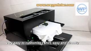 how to print t shirt by DTG T Shirt Printer Tutorial [upl. by Saks]