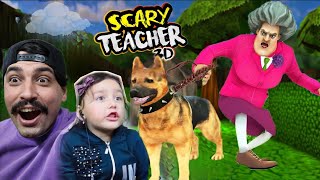 SCARY TEACHERIN KÖPEĞİNİ UYUTTUK ODANIN ANAHATARINI ALDIK  SCARY TEACHER 3D OYNUYORUZ [upl. by Eadmund]