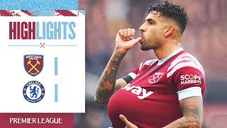 West Ham 11 Chelsea  Emerson Goal Cancels Out Joao Felix Opener  Premier League Highlights [upl. by Quintilla]