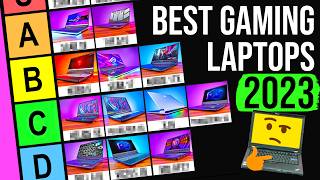 Ranking ALL 34 Gaming Laptops I Tested In 2023 [upl. by Notyard995]