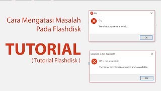 Cara Mengatasi Masalah Pada Flashdisk [upl. by Eilrak]