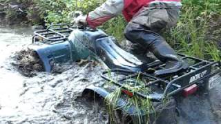 ATV VTT 4x4 Quebec Mud bog Show 1 Arctic Cat 500 Suzuki on 26quot Titan 589 MT Tire [upl. by Catton]