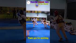 👊Many kicks do not equal one kick on target  taekwondo shorts [upl. by Akirdnahs]