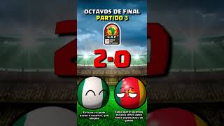 OCTAVOS DE FINAL DIA 1  COPA AFRICANA DE NACIONES 2023 countryballs [upl. by Ebba]