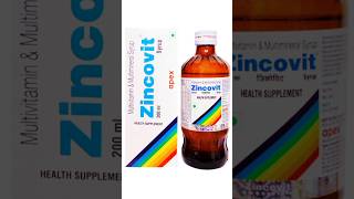 Review on zincovit syrup telugu food supplements immunitybooster [upl. by Atilehs]