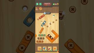 NUTS amp BOLTS  Woody Puzzle Android Level 11 nutsandbolts puzzlegame androidgameplay games [upl. by Anirec]