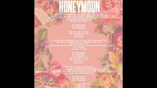 LANA DEL REY  HONEYMOON [upl. by Harbot]