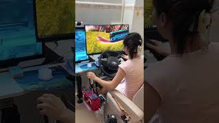 Realistic bus driving setup shortsvideo [upl. by Lissa]