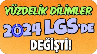 Yüzdelik Dilimler Değişti mi❓ Tercih Dönemi Nelere Dikkat Etmeli❓ 2024LGS [upl. by Robby]