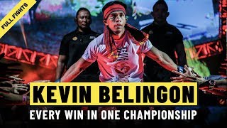 Every Kevin Belingon Win  ONE Full Fights [upl. by Lumpkin201]